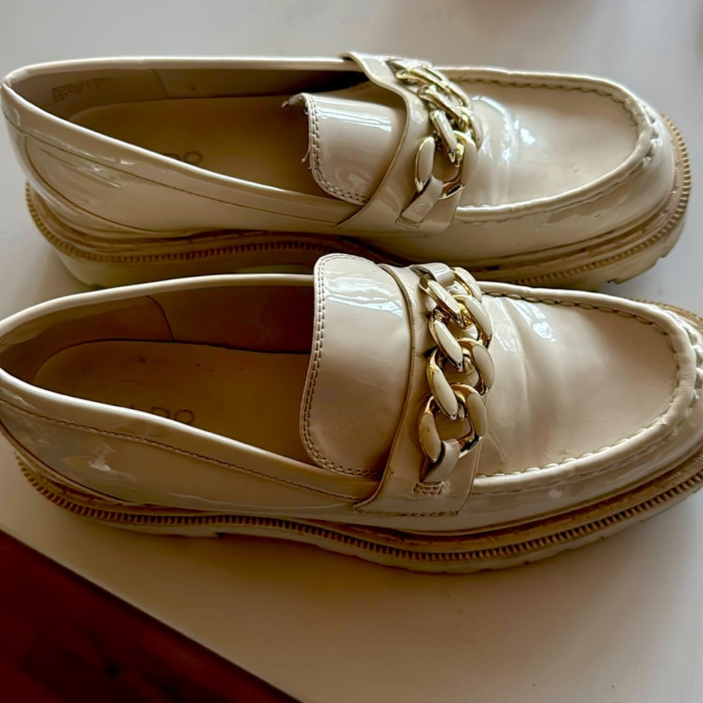 Aldo beige loafers